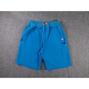 Athletic Shorts Mens M Blue Drawstring Elastic Waist Pockets Sport Casual Wear